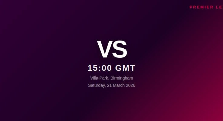 Aston Villa vs West Ham Prediction & Preview – Premier League, March 21 2026