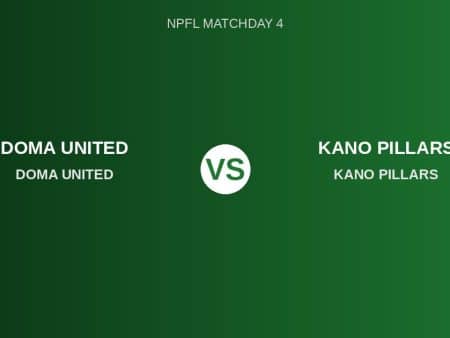 Doma United vs Kano Pillars Prediction: NPFL Matchday 4