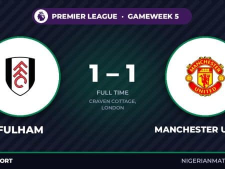 Fulham 1-1 Man United: Bassey’s Shot Forces Own Goal Before Late Cunha Leveller