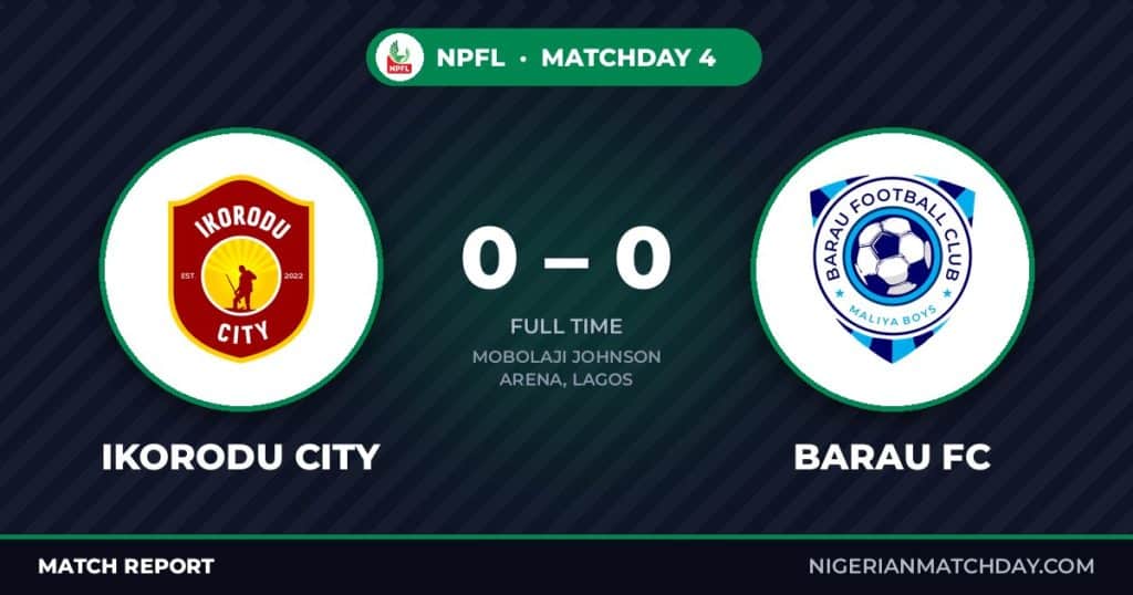 Ikorodu City vs Barau FC
