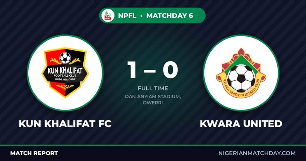 Kun Khalifat vs Kwara United