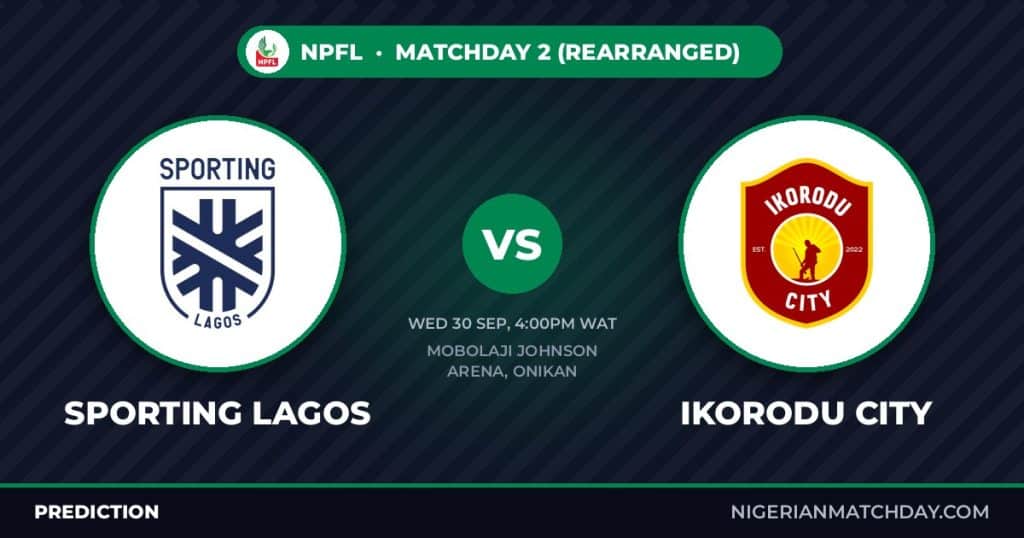 Sporting Lagos vs Ikorodu City