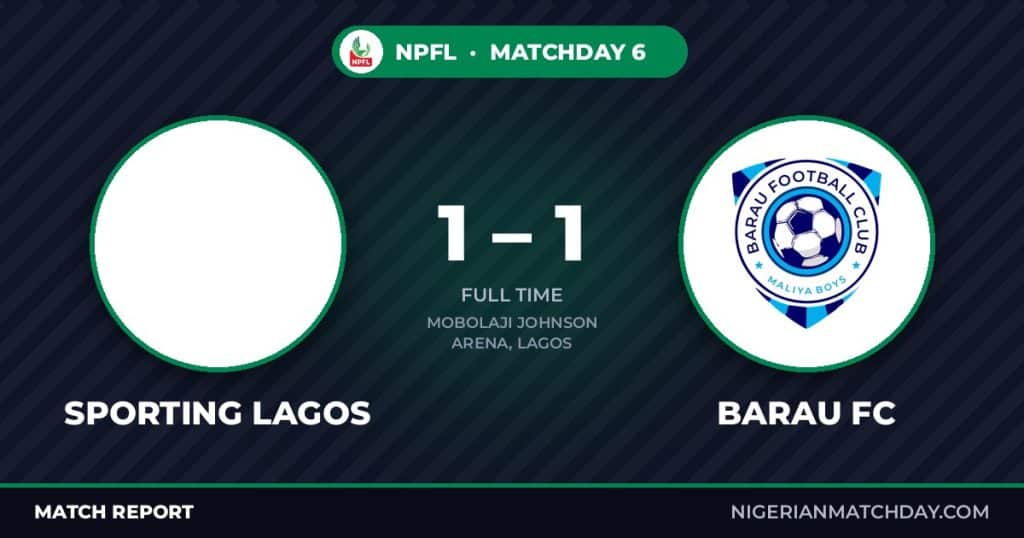 Sporting Lagos vs Barau FC
