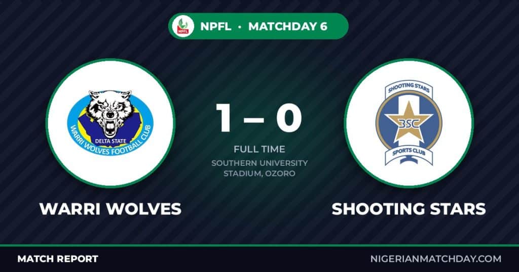 Warri Wolves vs Shooting Stars