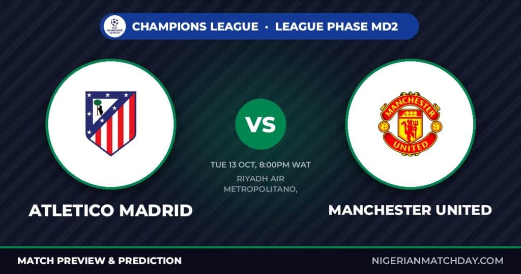 Atletico Madrid vs Manchester United prediction: Champions League preview
