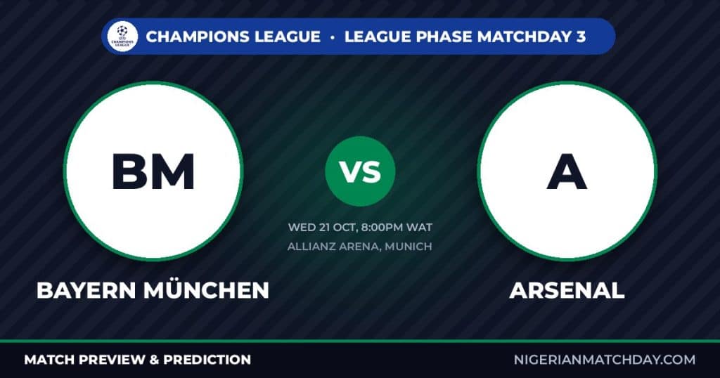 Bayern Munich vs Arsenal prediction: Champions League preview