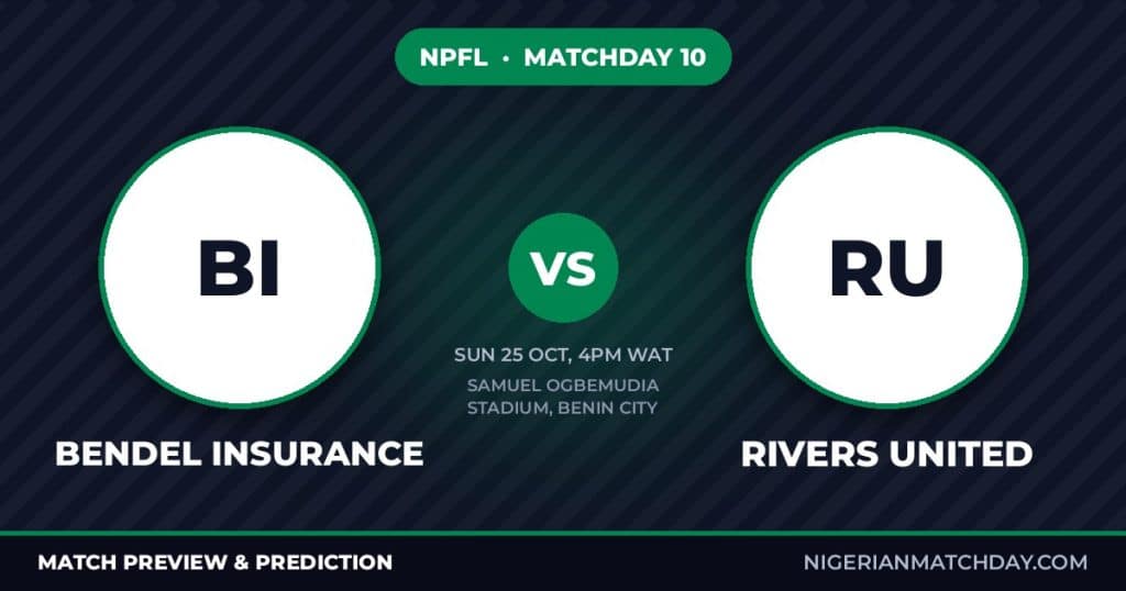 Bendel Insurance vs Rivers United Prediction match preview