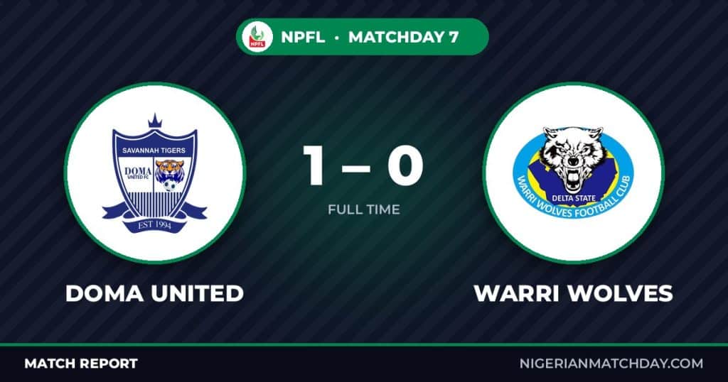 Doma United vs Warri Wolves