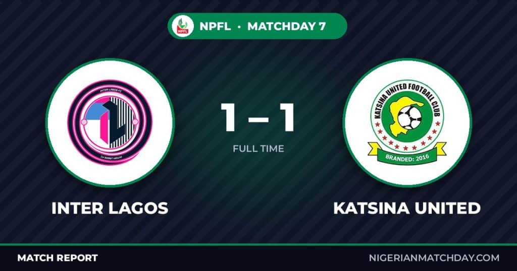 Inter Lagos vs Katsina United