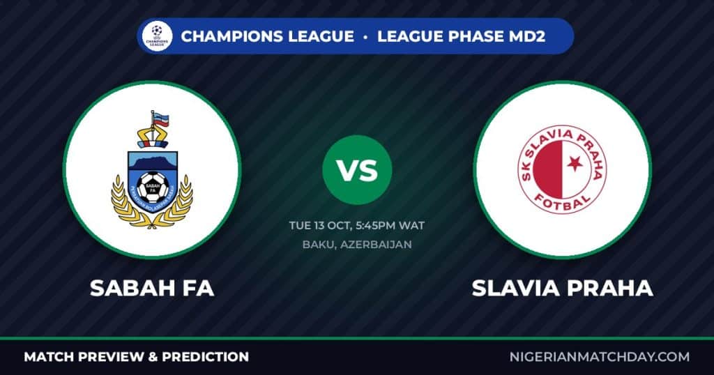 Sabah vs Slavia Praha prediction: Champions League preview